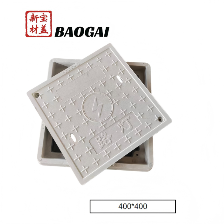 Composite Rectangular Manhole Cover for Yards