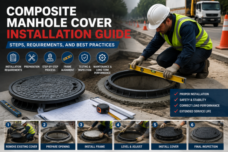 Composite Manhole Cover Installation Guide: Steps, Requirements, and Best Practices