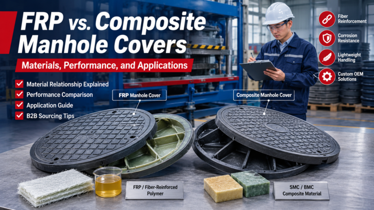 FRP vs. Composite Manhole Covers: Materials, Performance, and Applications