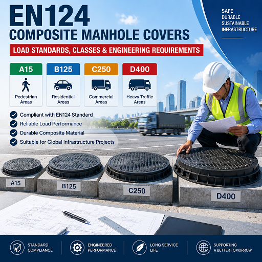 EN124 Composite Manhole Covers: Load Standards, Classes, and Engineering Requirements