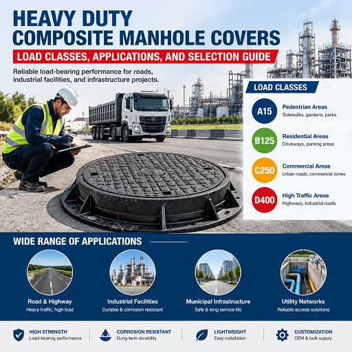 Heavy Duty Composite Manhole Covers: Load Classes, Applications, and Selection Guide